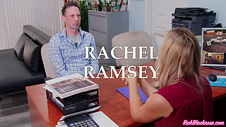 Job Interview - Blonde MILF Boss Asks Me to Impregnate Her
