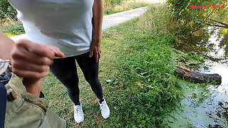 Munichgold's Outdoor Habdjob, Blowjob in the Forest... Have Fun