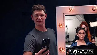 WIFEY Stunning Hotwife Amiee Cambridge Gets Stretched Out By Monster BBC While Holding Hubbys Hands