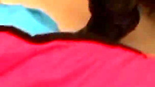 Brunette babe is licking and fingering wet pussy in POV