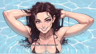 My New Girlfriend  Taboo Hentai Game  Ep.52 Caught My MILF Neighbor Boob in the Pool Just Next to My Stepmom!