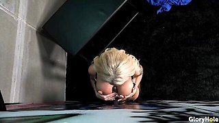 Spicy as hell blonde with tattoos Alexis Malone rammed from behind