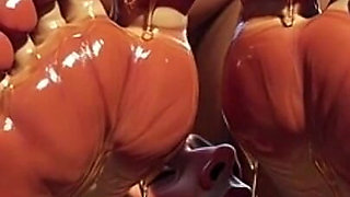SSBBW Makes Skinny Slave Lick Her Sweaty Feet