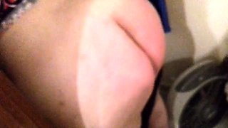 Fetish BDSM bitch spanked well