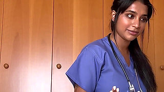 Big Ass Nurse Pumps Her Patient's Milk When the Doctor Is Not There- Yasmina Khan