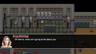 The office wife #19 - Stevie cum all over Stacy's skirt.