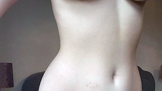 Amateur teen girlfriend with big boobs sucks and fucks