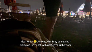 Female POV - Flirty Stranger Touching Me on a Beach