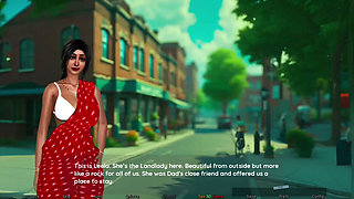 Desi Virgin Meena Eventually Went to Bed with Her Flatmate Arun, but It Hurts