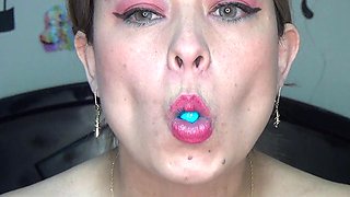 Swallowing Huge Nuts Nonstop!!!