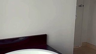 Big boobed Memphis masturbates in a bodystocking