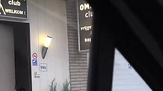 Milf Amy take all from the glory hole.