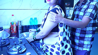 Husband Fucks Wife in Kitchen While Cooking