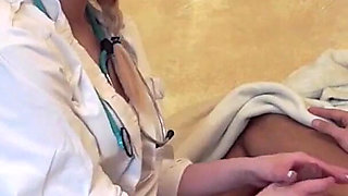 Dr. Penny's Medical Round - Handjob against testicular troubles