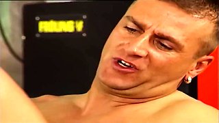 The Basement, He Fucks And Licks The Hot Housewife With Big Tits From Behind And In Front