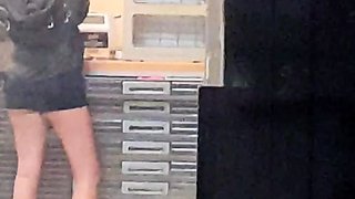 Close up teen foot worship