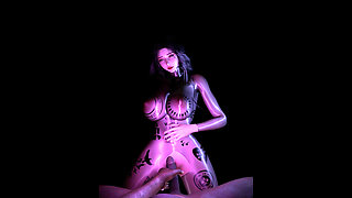 Goddess of Virtual Flames: Curvy Temptress - 3D Animation Hentai