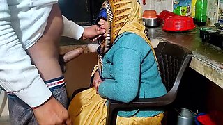Desi Bhabhi Hardcore Fucking in Kitchen with Annuakhil - Hindi Dirty Talk & Cumshot