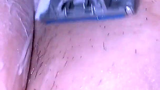 Shaving My Hairy Pussy
