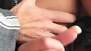 Car blowjob with Mocha La Mulata and Damon
