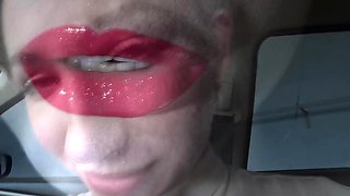 Busty amateur blonde banged in public outdoor