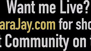 Romantic Sara Jay and Maserati's big tits smut