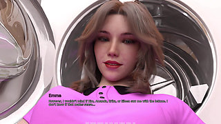 My Dorm 258 - Mark Fulfilling Stepsister Emma Fantasy Washing Machine Doggy