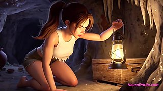 Lara Croft discovers an ancient Amazon treasure lost for centuries - AI Animation