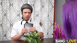 Naughty Threesome Blowjob with Valerica Steele, Johnny Love & Brandy Renee - Hardcore Amateur Teen POV