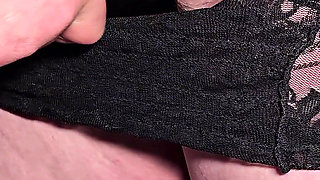 Rubbing Clitoris with a Fat Black Penis - Brings Her to an Explosive Orgasm
