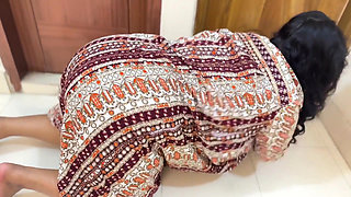 Big Ass Egyptian Hot Maid Stuck Under Bed & Naked Her Ass