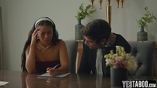 Huge tits Spic bride humped in public