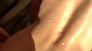 Neighbor Surprised in the Shower