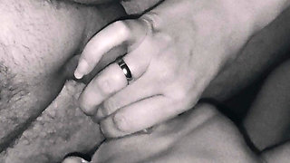 Splattered with sperm