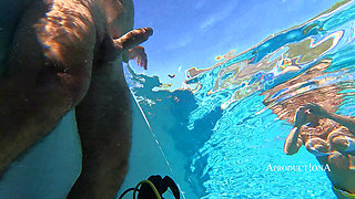 Underwater Anal Ass Lick Face Fuck Cum Eat