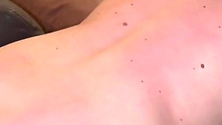 Fixed to Sofa for Hard Spanking, Flogging and Whipping