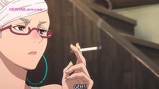 Hot MILF Moans in Dandadan HENTAI Parody While Getting Fucked  Creampied Hard