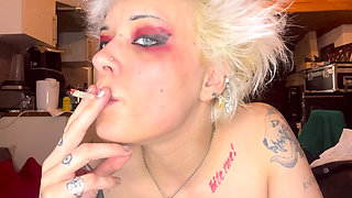 3 New Smoking Videos Topless