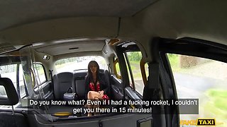 Faux cab - Big Ass stunner blow schlong then takes hard anal pounding