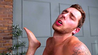 Hairydick jock buttfucked by cute stud