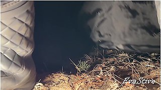 An Open Pussy Is Pissing In Close-up