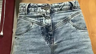 She came home tired and took everything off!