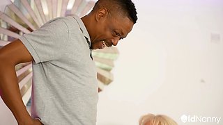 A Big Black Dick in an Old Slim Pussy