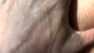 Watching TV While I Ride His Big Cock - Amateur Ebony Fuck
