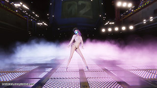 Mmd Lisa - Futw Akali Sexy Striptease League of Legends Hentai Uncensored 4K 60fps