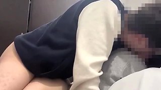 Skinny 18-Year-Old Teen Seduces Her Perverted Stepdad and Rides His Big Cock to Orgasm