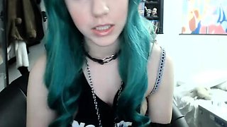 Curly Blonde Teen Records Solo Dildo Masturbation More at