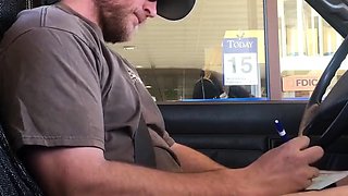 Hands-Free Public Cum: Daddy's Bank Adventure