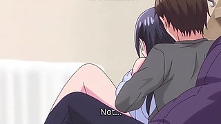 Hot hentai: hot girl with big boobs seduces her masseur and gets her pussy teased with his hands