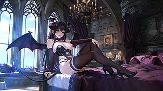 Virtual Monster Girl Bondage Roleplay Captured Succubus Bound in the Dungeon - Fantasy Tease